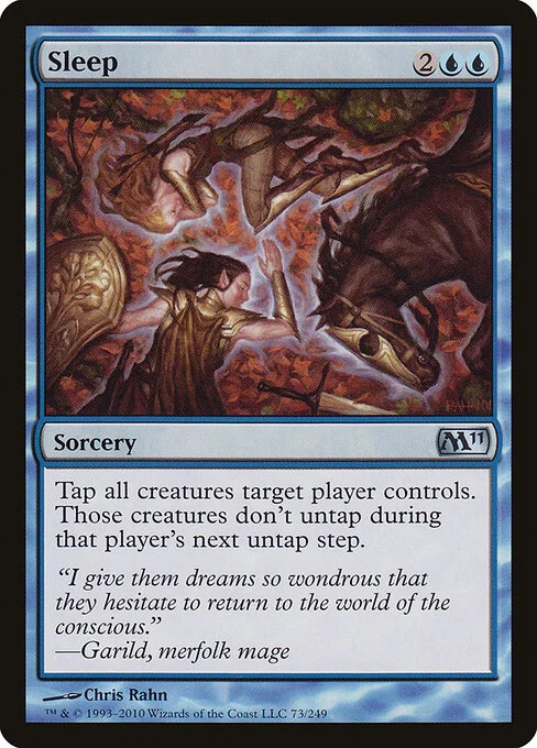 Sleep, carta Magic di tipo Sorcery illustrata da Chris Rahn
