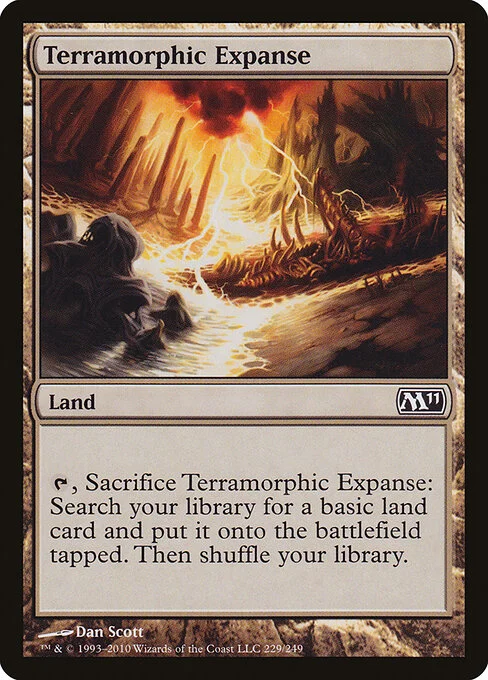 Terramorphic Expanse, carta Magic di tipo Land illustrata da Dan Murayama Scott