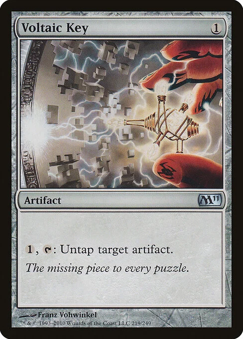 Voltaic Key, carta Magic di tipo Artifact illustrata da Franz Vohwinkel