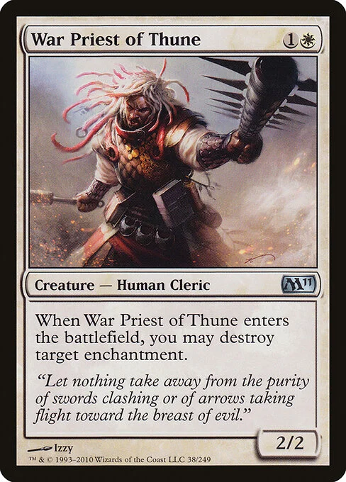 War Priest of Thune, carta Magic di tipo Creature — Human Cleric illustrata da Izzy