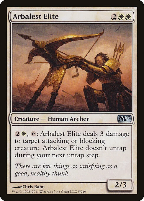 Arbalest Elite, carta Magic di tipo Creature — Human Archer illustrata da Chris Rahn