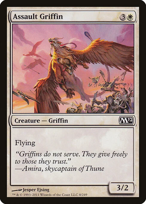 Assault Griffin, carta Magic di tipo Creature — Griffin illustrata da Jesper Ejsing