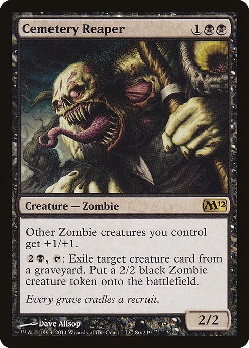 Cemetery Reaper, carta Magic di tipo Creature — Zombie illustrata da Dave Allsop
