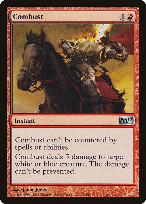 Combust, carta Magic di tipo Instant illustrata da Jaime Jones