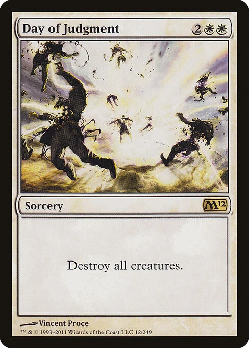Day of Judgment, carta Magic di tipo Sorcery illustrata da Vincent Proce