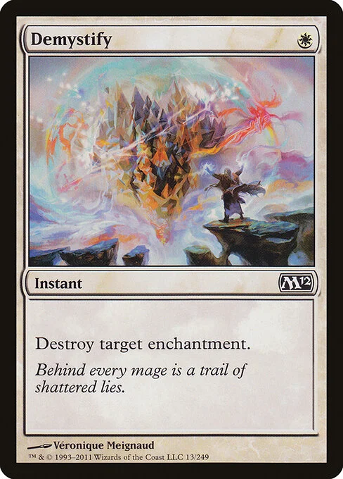 Demystify, carta Magic di tipo Instant illustrata da Véronique Meignaud