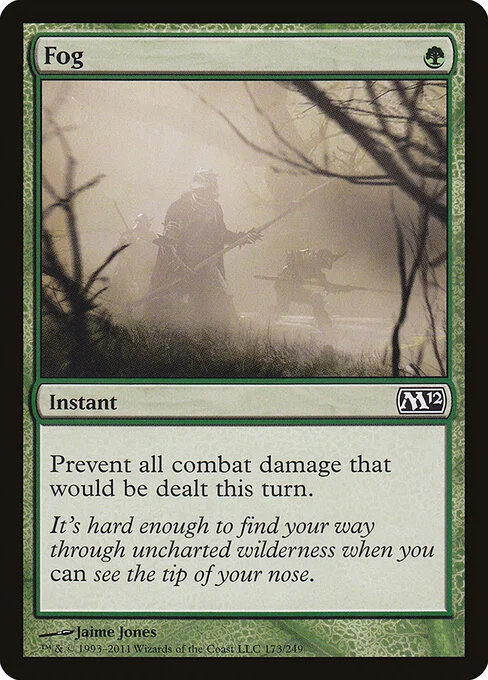 Fog, carta Magic di tipo Instant illustrata da Jaime Jones