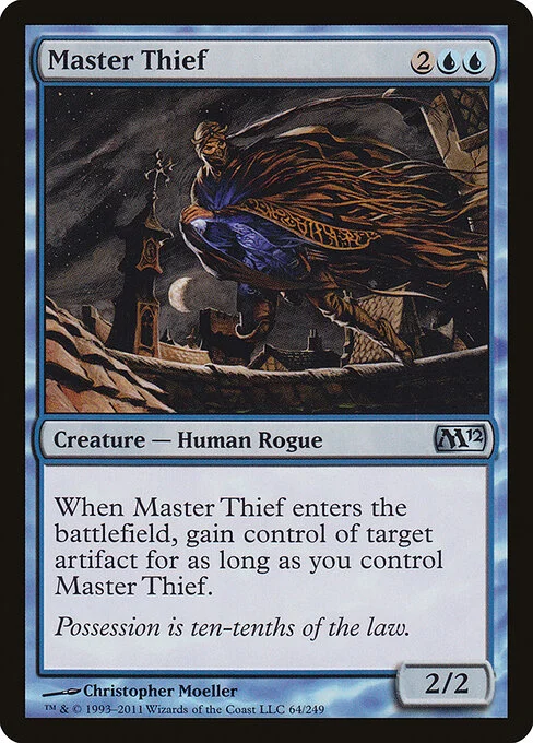 Master Thief, carta Magic di tipo Creature — Human Rogue illustrata da Christopher Moeller