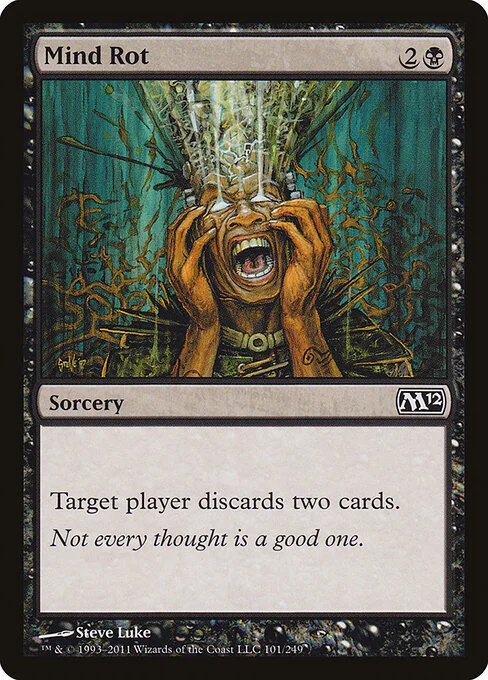 Mind Rot, carta Magic di tipo Sorcery illustrata da Steve Luke