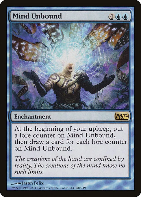 Mind Unbound, carta Magic di tipo Enchantment illustrata da Jason Felix