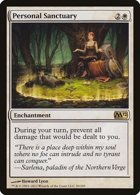 Personal Sanctuary, carta Magic di tipo Enchantment illustrata da Howard Lyon