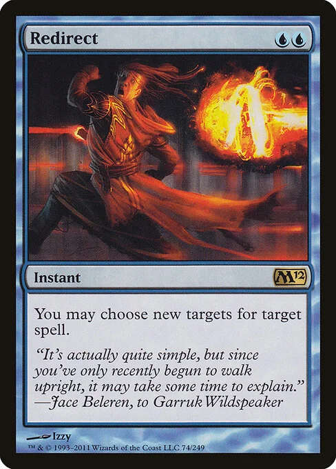 Redirect, carta Magic di tipo Instant illustrata da Izzy
