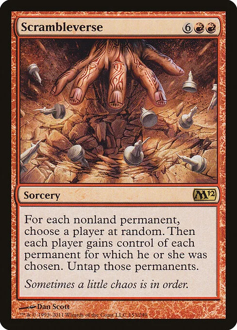 Scrambleverse, carta Magic di tipo Sorcery illustrata da Dan Murayama Scott