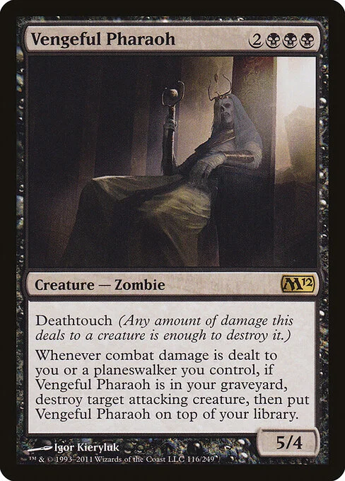 Vengeful Pharaoh, carta Magic di tipo Creature — Zombie illustrata da Igor Kieryluk