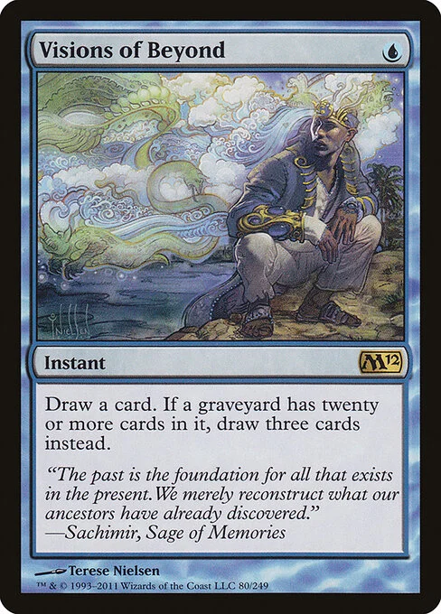 Visions of Beyond, carta Magic di tipo Instant illustrata da Terese Nielsen