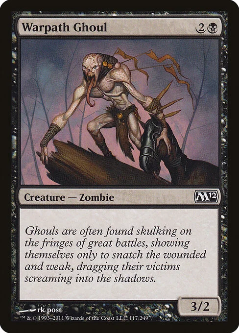 Warpath Ghoul, carta Magic di tipo Creature — Zombie illustrata da rk post