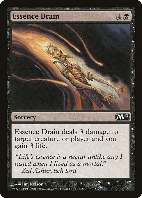 Essence Drain, carta Magic di tipo Sorcery illustrata da Jim Nelson