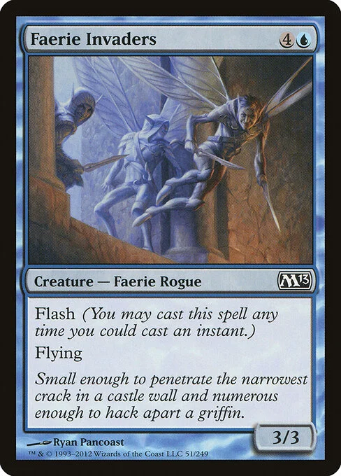 Faerie Invaders, carta Magic di tipo Creature — Faerie Rogue illustrata da Ryan Pancoast