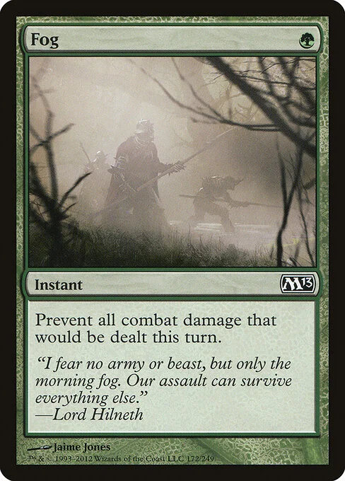 Fog, carta Magic di tipo Instant illustrata da Jaime Jones