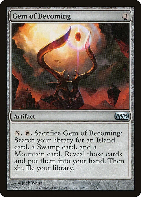 Gem of Becoming, carta Magic di tipo Artifact illustrata da Jack Wang
