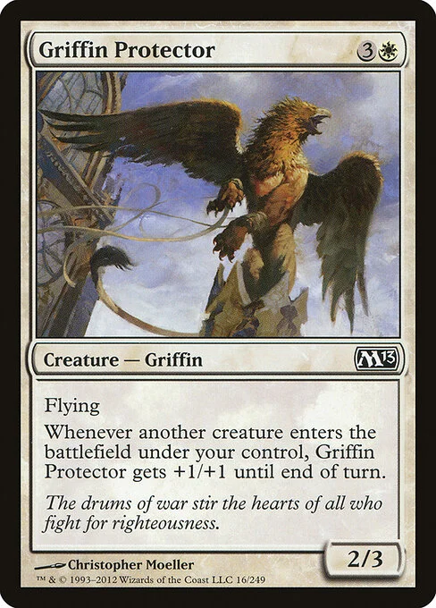 Griffin Protector, carta Magic di tipo Creature — Griffin illustrata da Christopher Moeller
