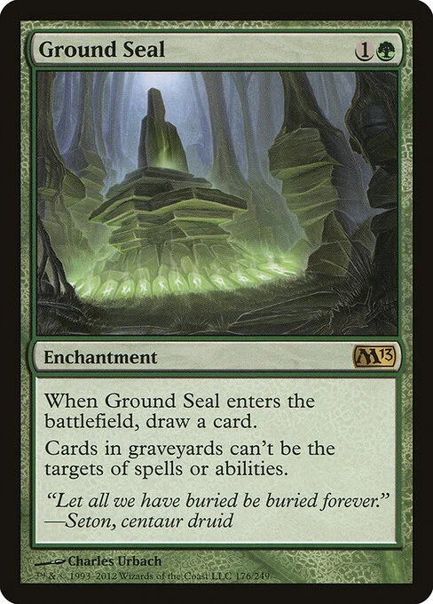 Ground Seal, carta Magic di tipo Enchantment illustrata da Charles Urbach