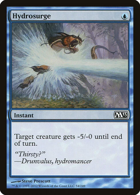 Hydrosurge, carta Magic di tipo Instant illustrata da Steve Prescott