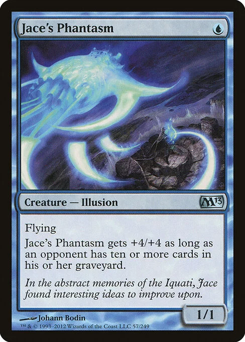 Jace's Phantasm, carta Magic di tipo Creature — Illusion illustrata da Johann Bodin