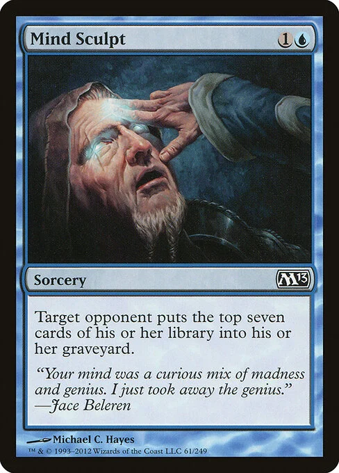 Mind Sculpt, carta Magic di tipo Sorcery illustrata da Michael C. Hayes