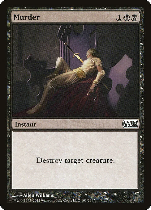 Murder, carta Magic di tipo Instant illustrata da Allen Williams