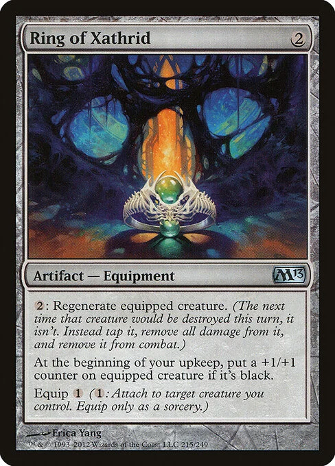 Ring of Xathrid, carta Magic di tipo Artifact — Equipment illustrata da Erica Yang