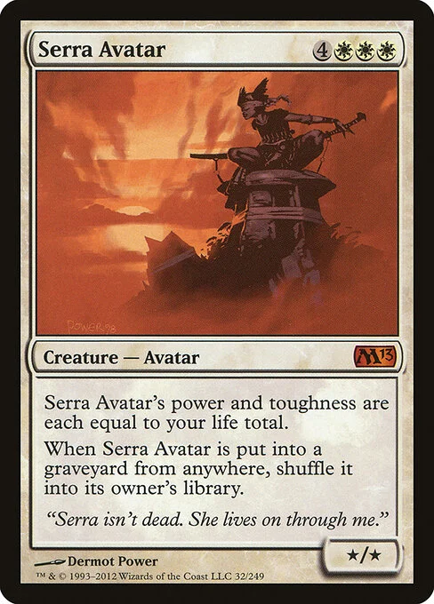 Serra Avatar, carta Magic di tipo Creature — Avatar illustrata da Dermot Power
