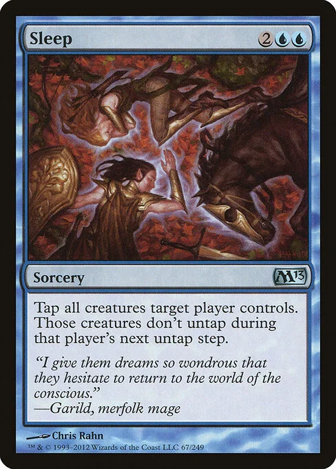 Sleep, carta Magic di tipo Sorcery illustrata da Chris Rahn