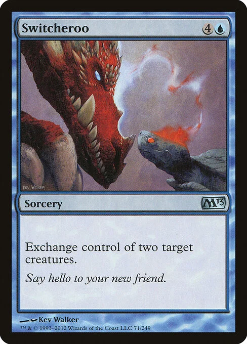 Switcheroo, carta Magic di tipo Sorcery illustrata da Kev Walker