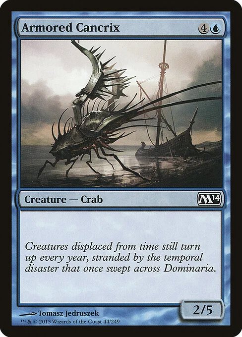 Armored Cancrix, carta Magic di tipo Creature — Crab illustrata da Tomasz Jedruszek