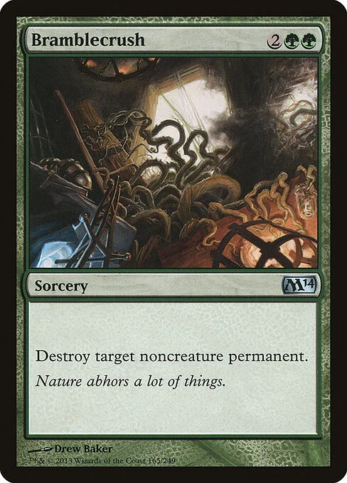 Bramblecrush, carta Magic di tipo Sorcery illustrata da Drew Baker