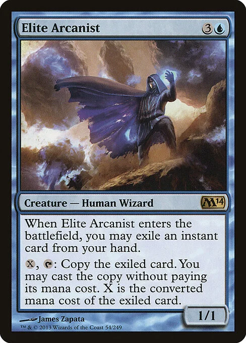 Elite Arcanist, carta Magic di tipo Creature — Human Wizard illustrata da James Zapata