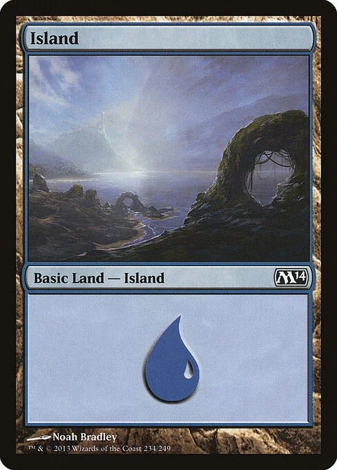 Island, carta Magic di tipo Basic Land — Island illustrata da Noah Bradley