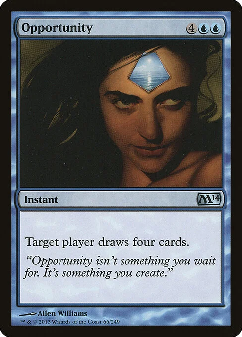Opportunity, carta Magic di tipo Instant illustrata da Allen Williams