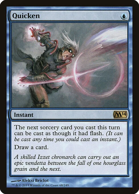 Quicken, carta Magic di tipo Instant illustrata da Aleksi Briclot