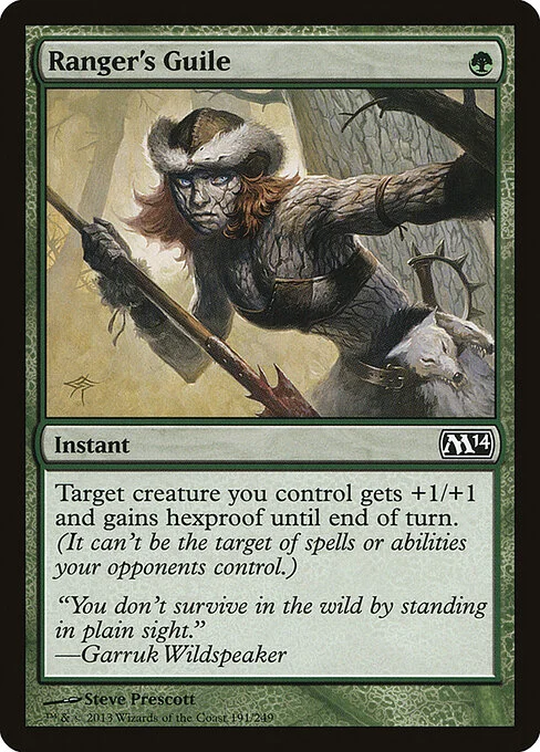 Ranger's Guile, carta Magic di tipo Instant illustrata da Steve Prescott