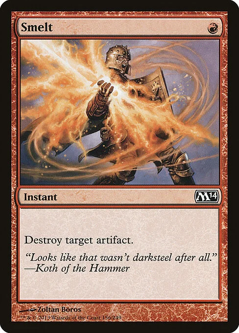Smelt, carta Magic di tipo Instant illustrata da Zoltan Boros