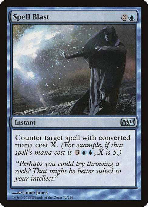 Spell Blast, carta Magic di tipo Instant illustrata da Jaime Jones