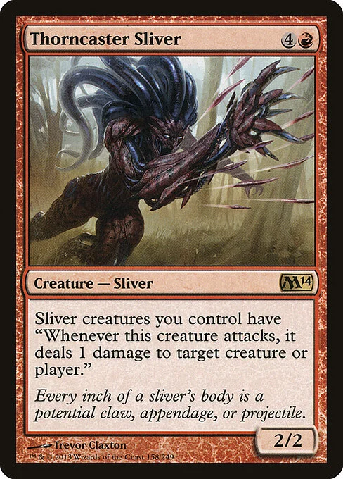 Thorncaster Sliver, carta Magic di tipo Creature — Sliver illustrata da Trevor Claxton