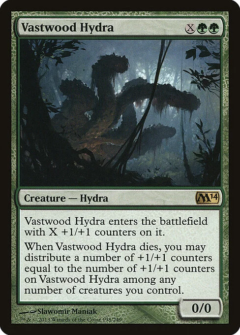Vastwood Hydra, carta Magic di tipo Creature — Hydra illustrata da Slawomir Maniak