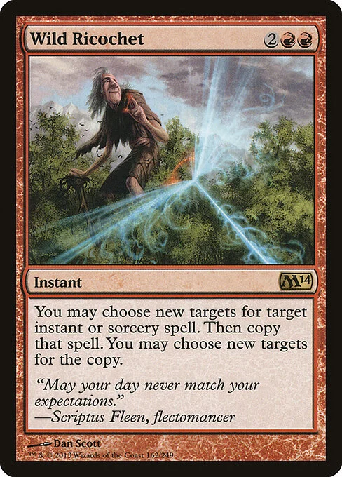 Wild Ricochet, carta Magic di tipo Instant illustrata da Dan Murayama Scott