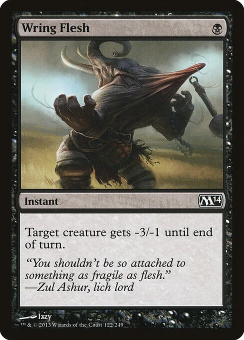 Wring Flesh, carta Magic di tipo Instant illustrata da Izzy