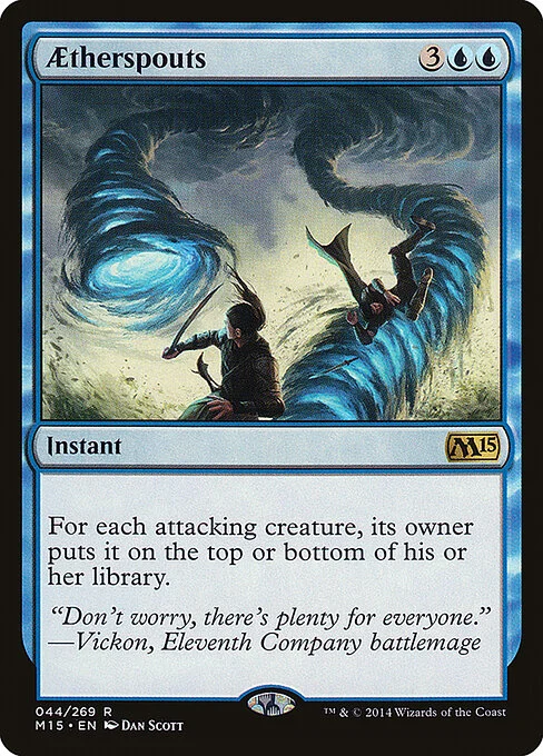Aetherspouts, carta Magic di tipo Instant illustrata da Dan Murayama Scott