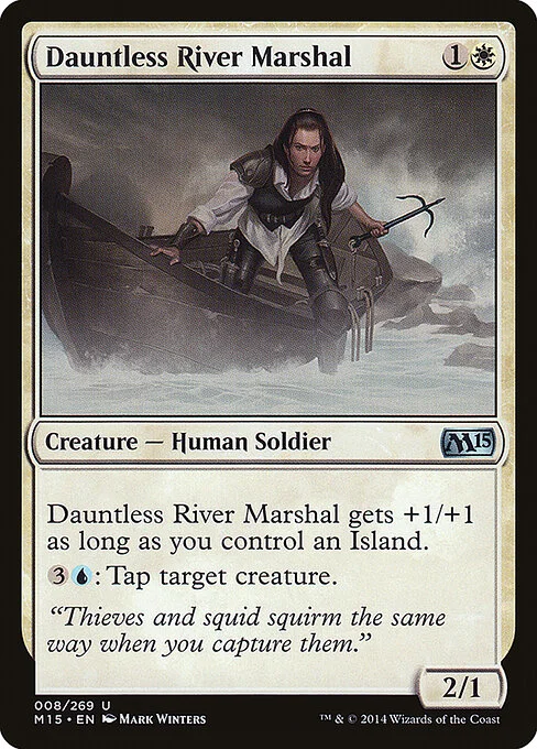 Dauntless River Marshal, carta Magic di tipo Creature — Human Soldier illustrata da Mark Winters