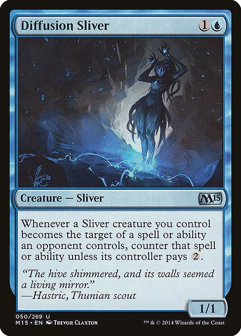 Diffusion Sliver, carta Magic di tipo Creature — Sliver illustrata da Trevor Claxton